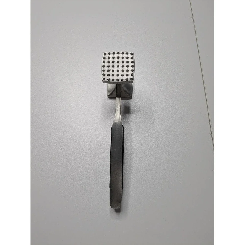 KitchenAid Silver Meat Tenderizer – Dual‑Sided Heavy‑Duty Mallet
